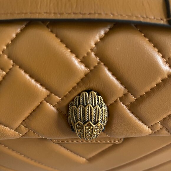 Kurt Geiger Kensington Shoulder/Crossbody Handbag in Camel - Picture 3 of 12